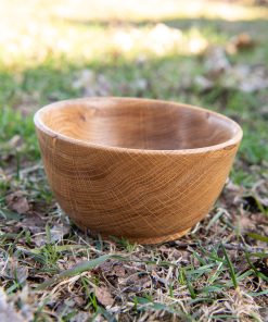 Skål i ek 13cm